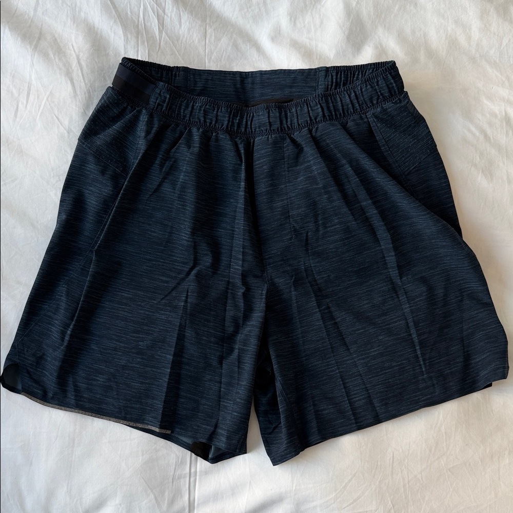 Men’s Lulu Lemon Navy Athletic Shorts